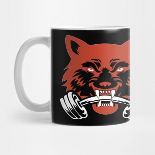 Wolf sport and fitness lovely blend drawing cute cool colorful Mug
